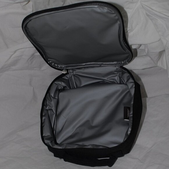 Minecraft Creeper Lunchbox 8x8x2” Insulated Square Tote Black Green EUC - Picture 4 of 5